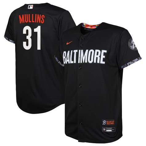 men's baltimore orioles nike black 2023 city connect replica jersey|orioles jersey.